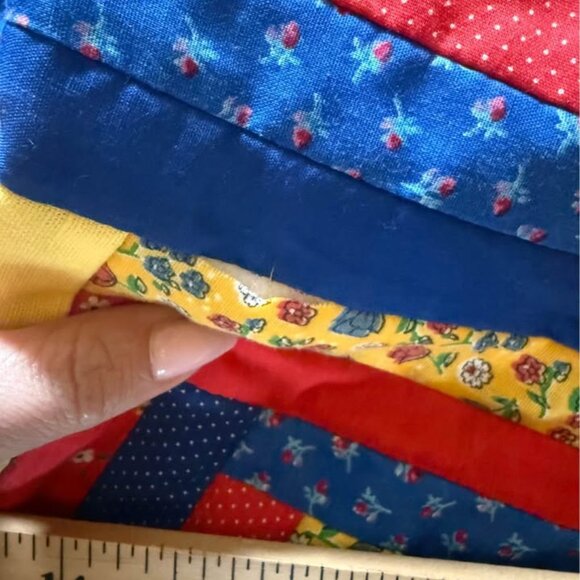 Vintage Handmade Quilted Vest - Picture 6 of 8